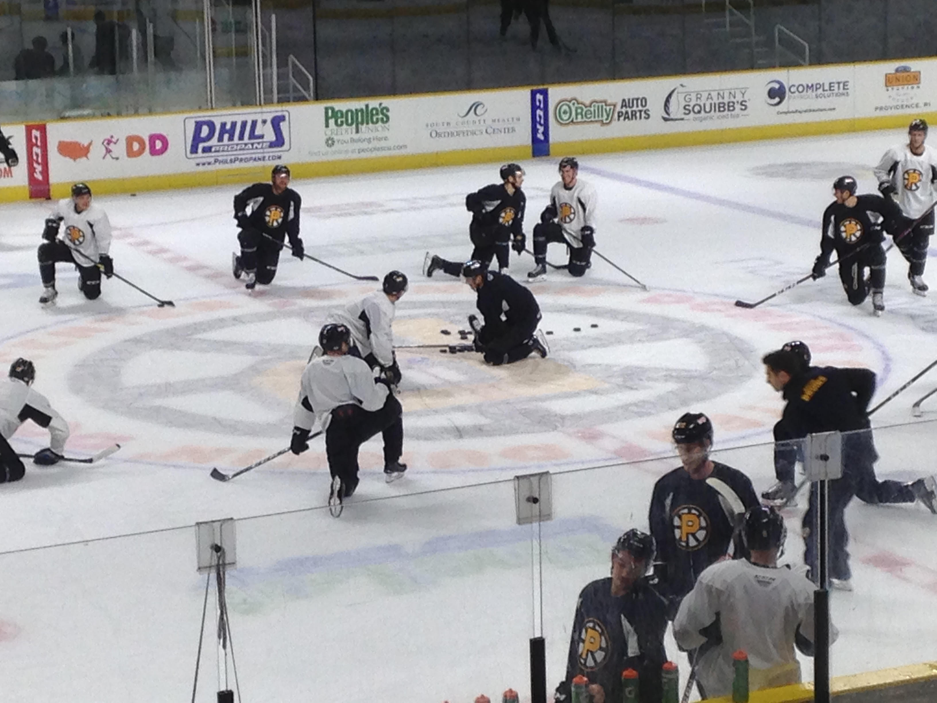 P-Bruins Tuesday practice report | Rinkside Rhode Island